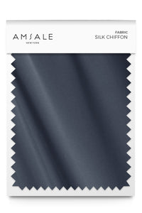 Silk Chiffon - color charcoal