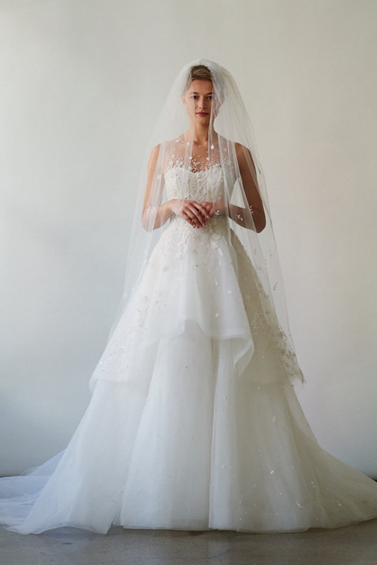 Kimpton, $10,230, dress from Collection Amsale