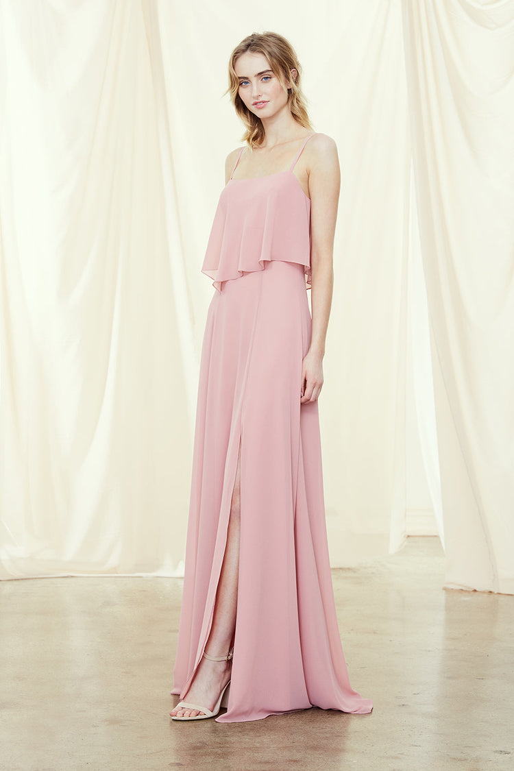 Aries, dress from Collection Amsale, Fabric: flat-chiffon