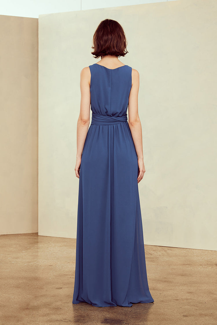 Madeline, dress from Collection Amsale, Fabric: flat-chiffon