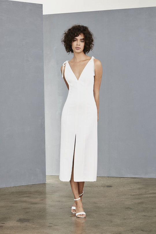 LW134 - Crepe Slim Dress, $385, dress from Collection Amsale