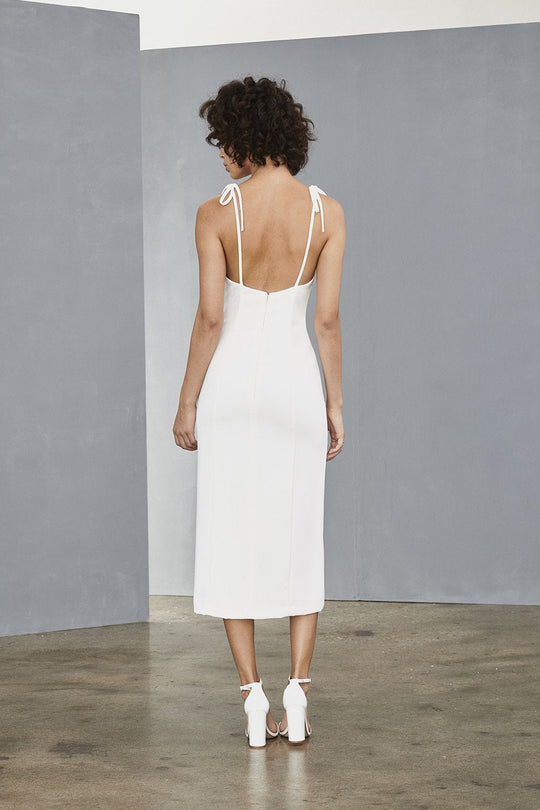 LW134 - Crepe Slim Dress, $385, dress from Collection Amsale