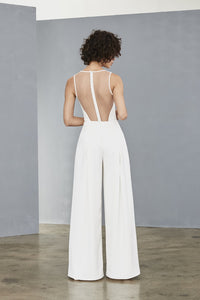 LW136 - Sheer back Jumpsuit