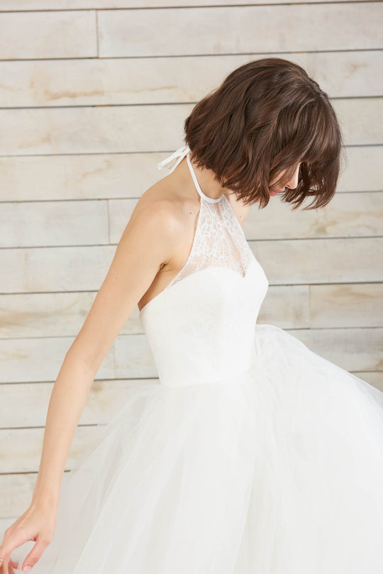 Hazel, $2,695, dress from Collection Amsale