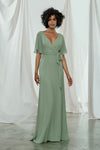 Ava, dress from Collection Amsale, Fabric: flat-chiffon