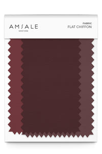 Flat Chiffon - color ruby