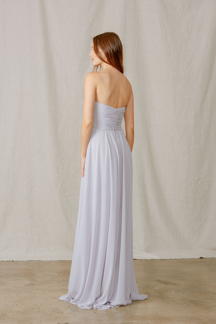 Sarabeth, dress from Collection Amsale, Fabric: flat-chiffon