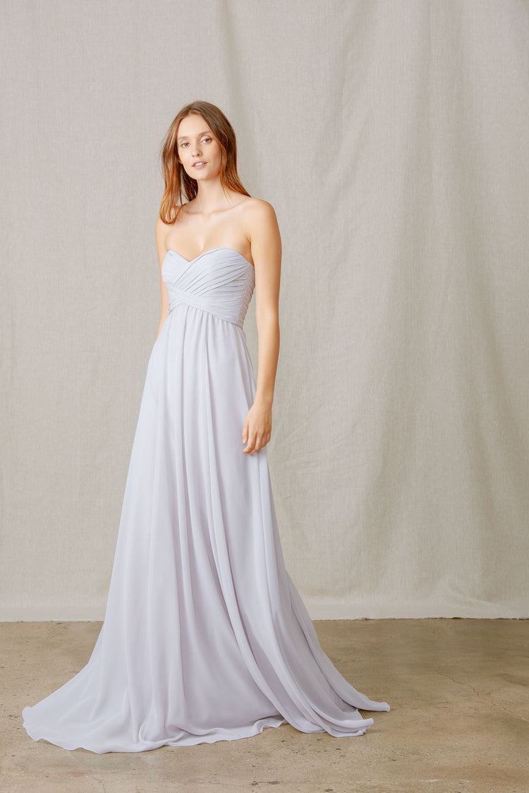 Sarabeth, dress from Collection Amsale, Fabric: flat-chiffon