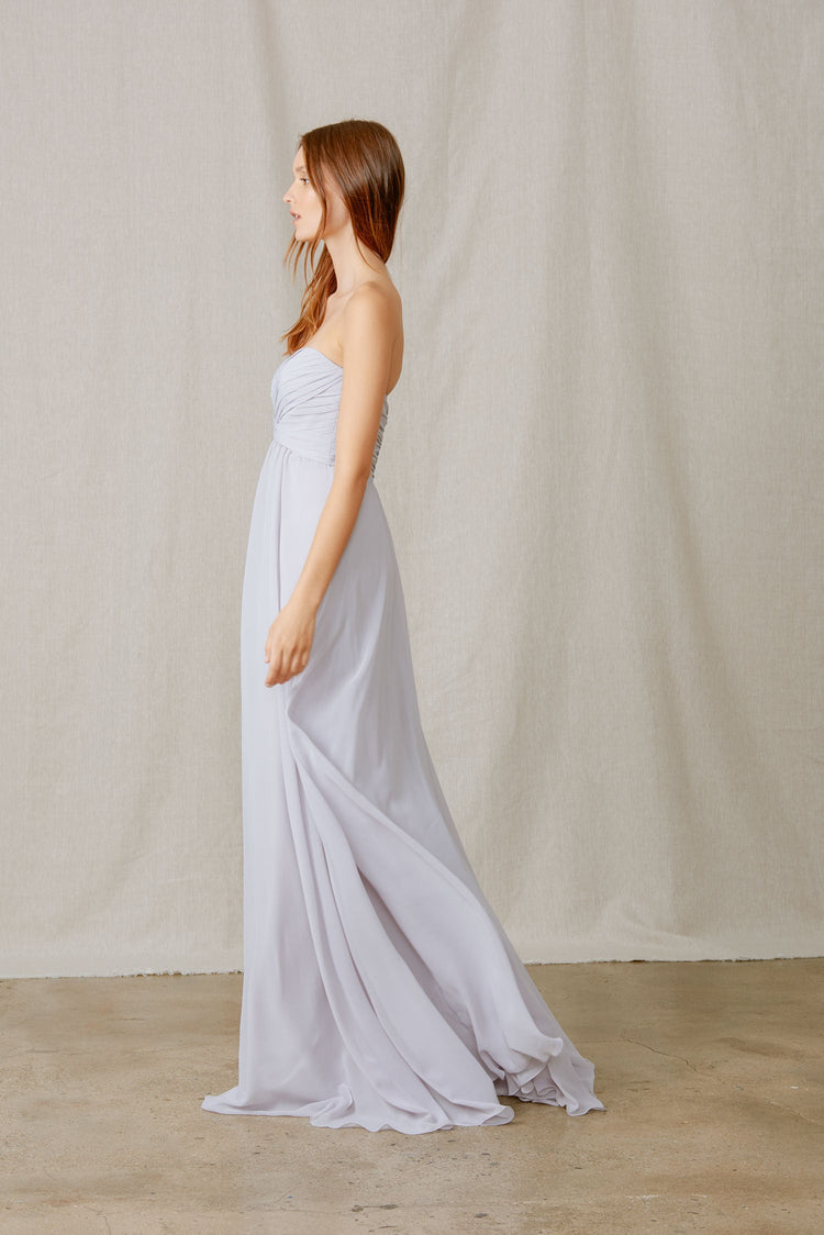 Sarabeth, dress from Collection Amsale, Fabric: flat-chiffon