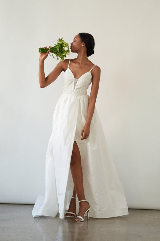 Selena, $4,510, dress from Collection Amsale