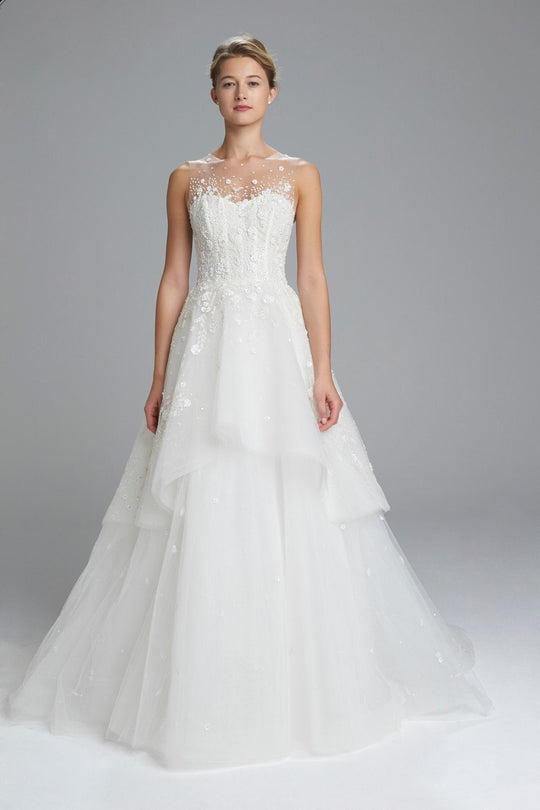 Kimpton, $10,230, dress from Collection Amsale